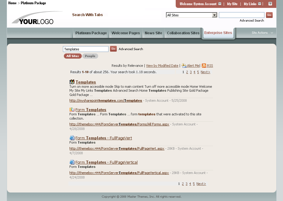 SharePoint Theme - SharepointPackages.Com
