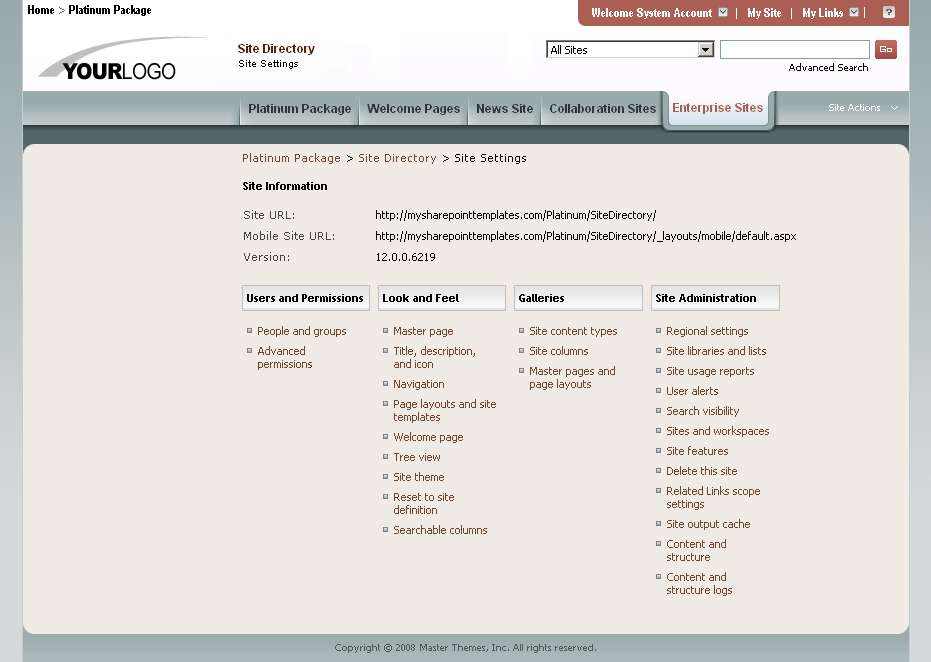 SharePoint Theme - SharepointPackages.Com