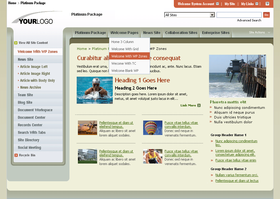 SharePoint Theme - SharepointPackages.Com