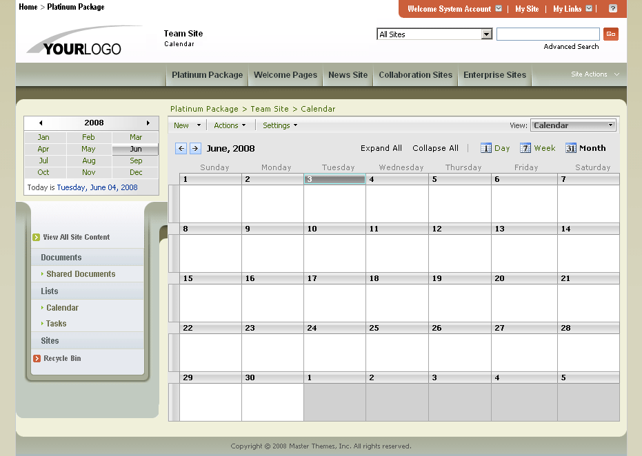 SharePoint Theme - SharepointPackages.Com