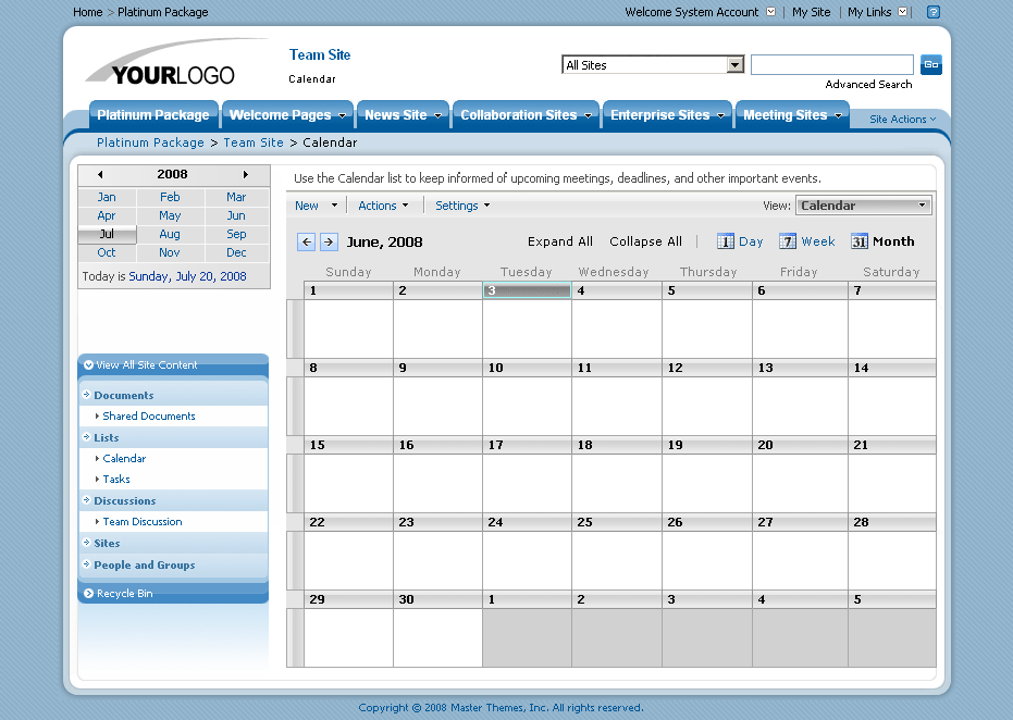 SharePoint Theme - SharepointPackages.Com