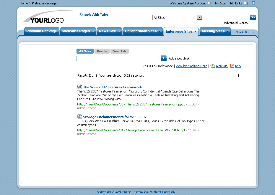 SharePoint Theme - SharepointPackages.Com