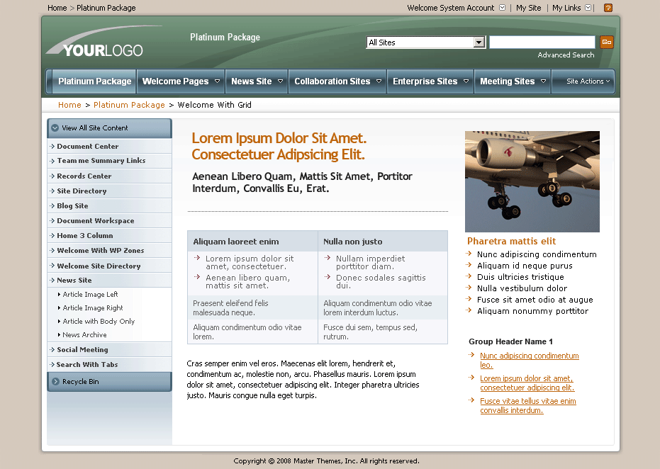SharePoint Theme - SharepointPackages.Com