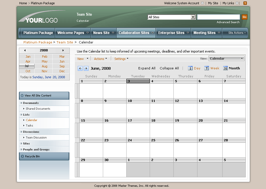 SharePoint Theme - SharepointPackages.Com