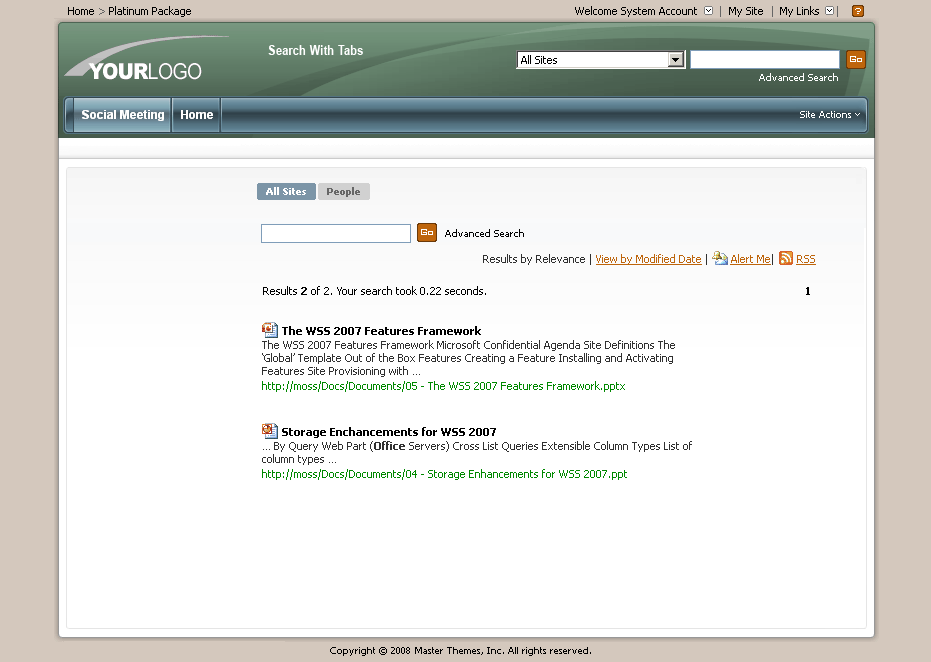 SharePoint Theme - SharepointPackages.Com