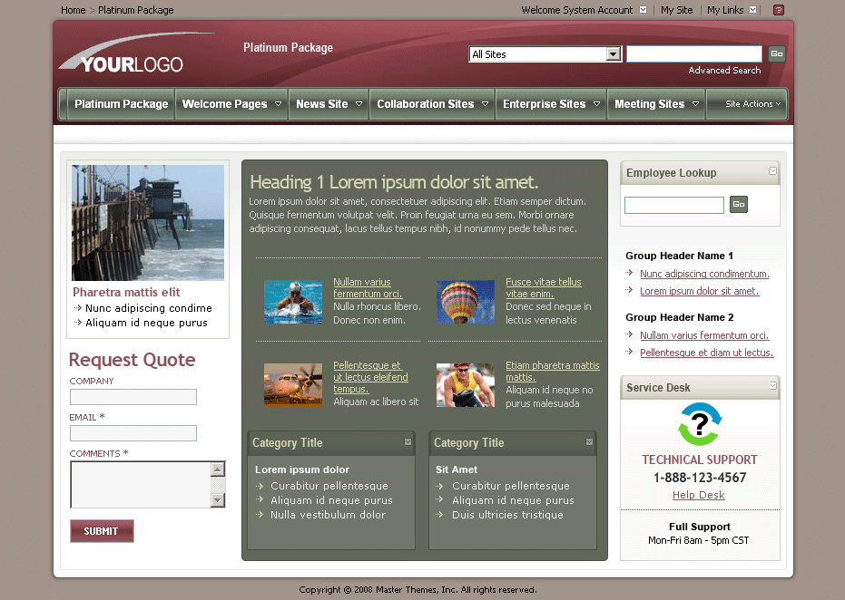 SharePoint Theme - SharepointPackages.Com
