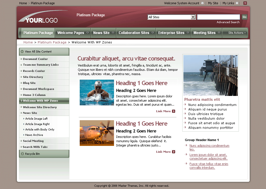 SharePoint Theme - SharepointPackages.Com