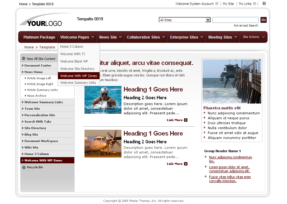 SharePoint Theme - SharepointPackages.Com