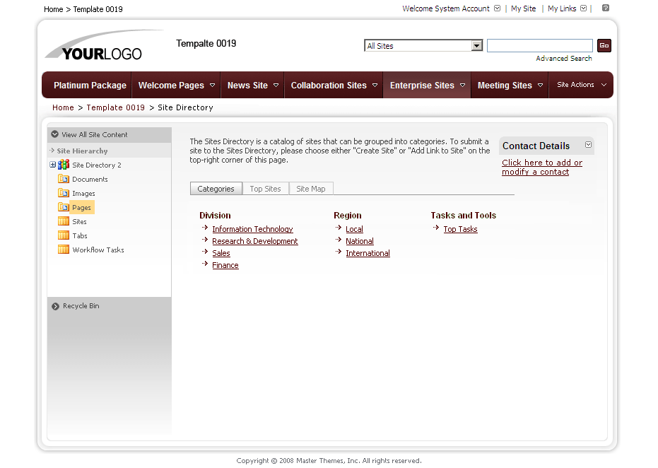 SharePoint Theme - SharepointPackages.Com