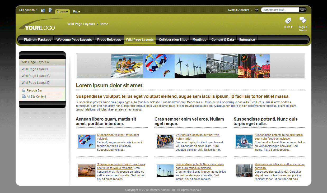 <h1>SharePoint Theme - SharepointPackages.Com