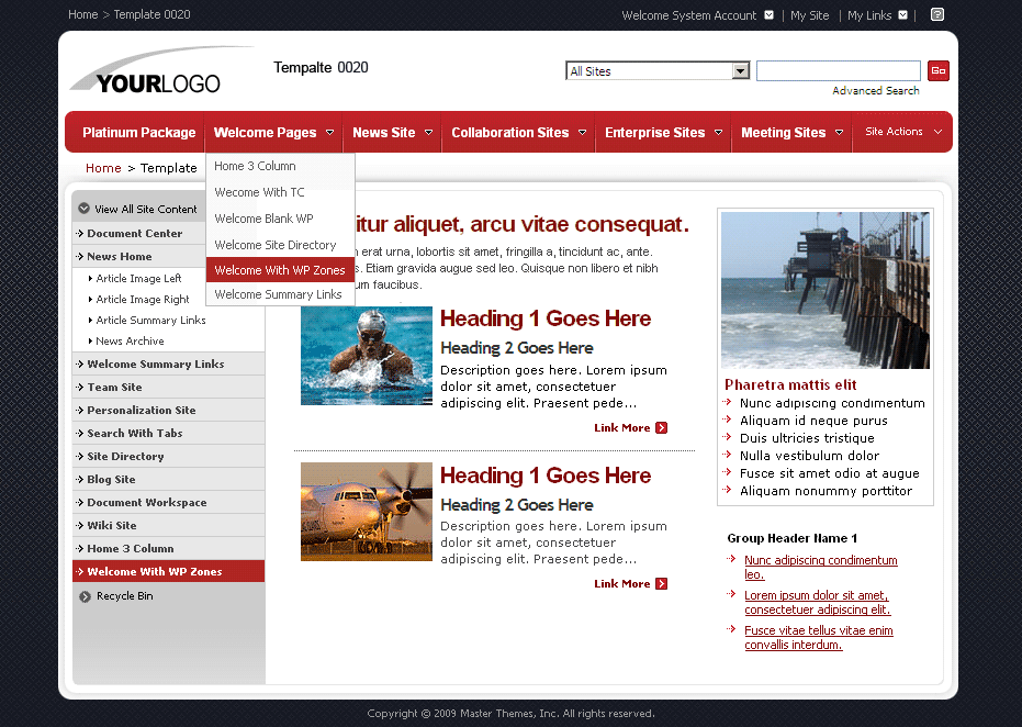 SharePoint Theme - SharepointPackages.Com