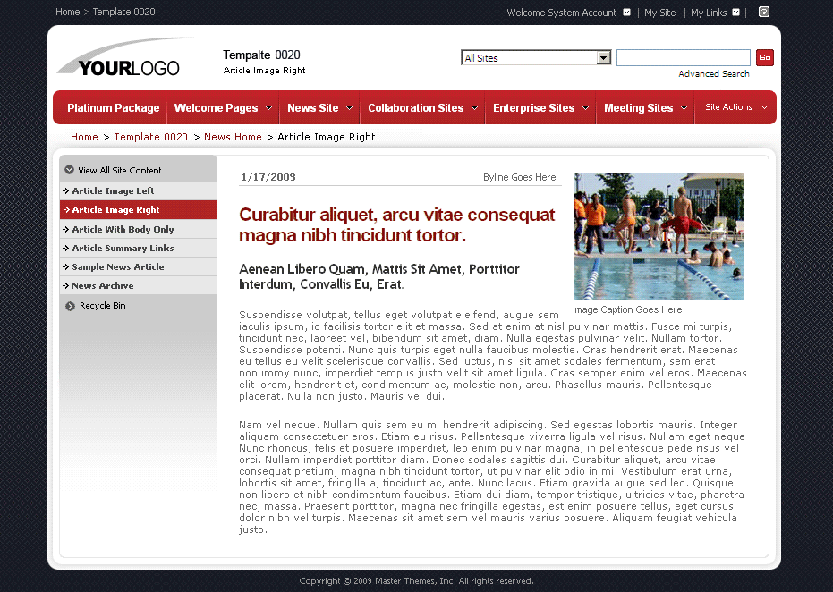 SharePoint Theme - SharepointPackages.Com