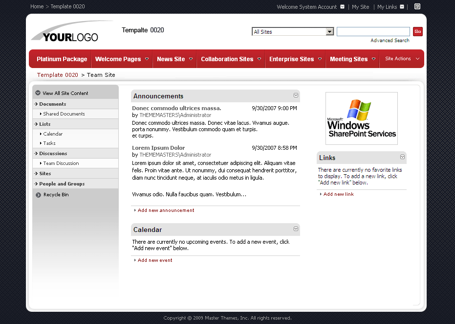 SharePoint Theme - SharepointPackages.Com