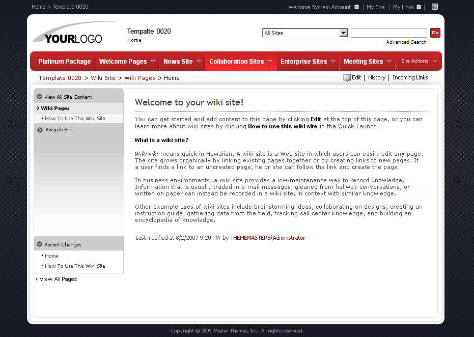 SharePoint Theme - SharepointPackages.Com