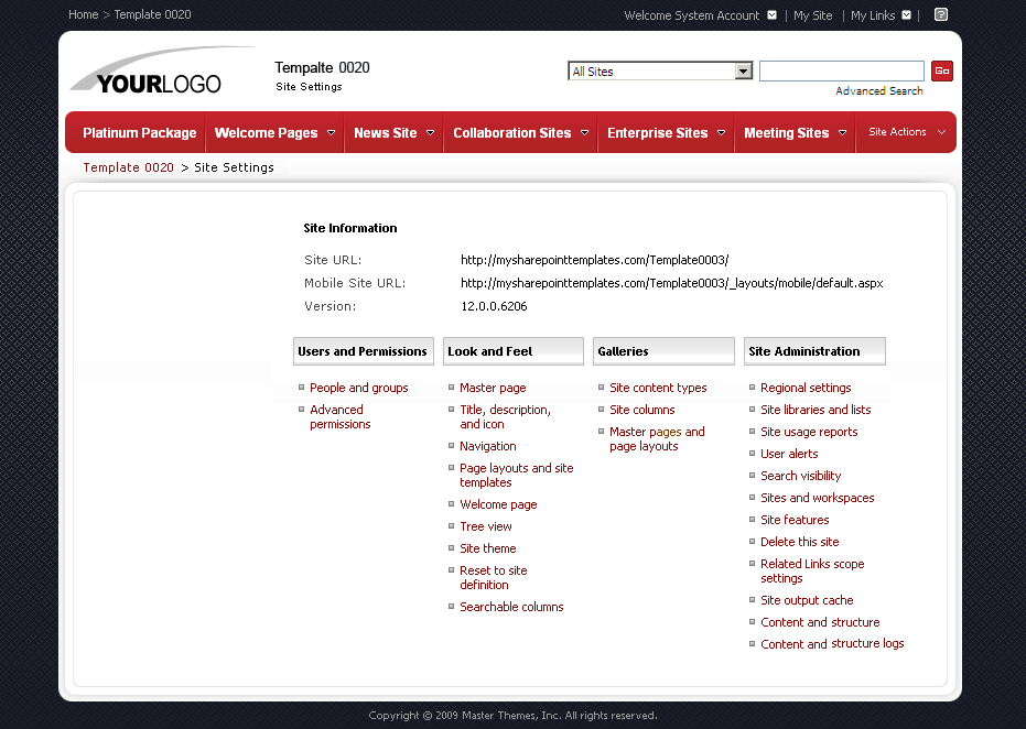 SharePoint Theme - SharepointPackages.Com