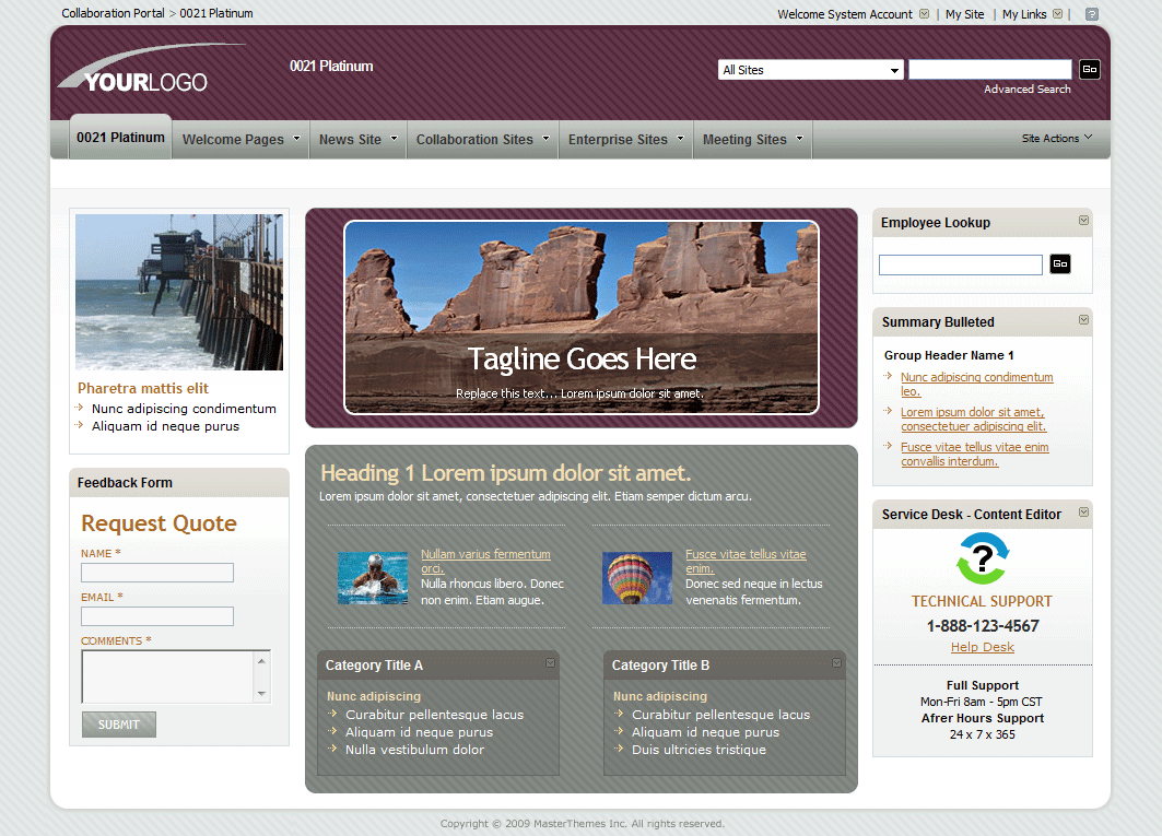 SharePoint Theme - SharepointPackages.Com