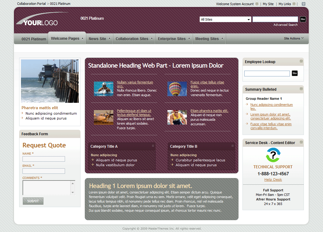 SharePoint Theme - SharepointPackages.Com