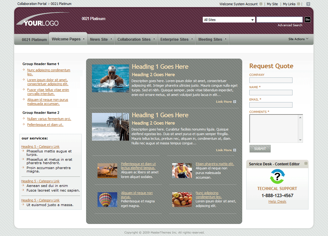 SharePoint Theme - SharepointPackages.Com