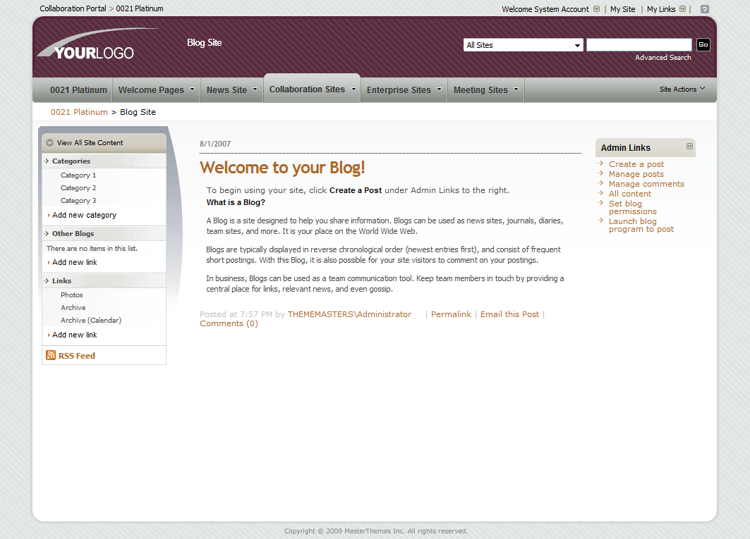 SharePoint Theme - SharepointPackages.Com