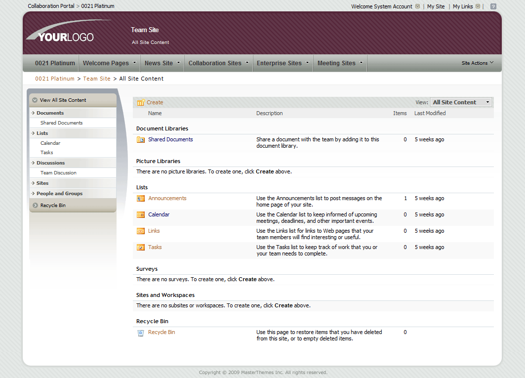 SharePoint Theme - SharepointPackages.Com