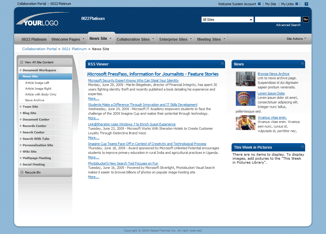 SharePoint Theme - SharepointPackages.Com