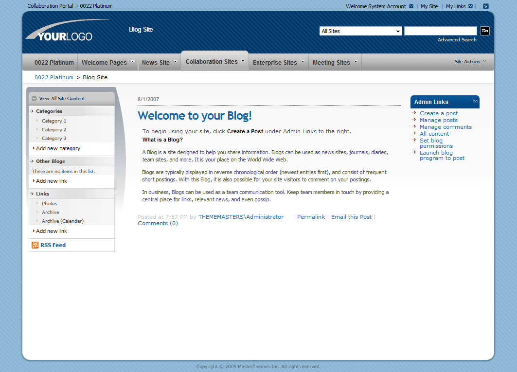 SharePoint Theme - SharepointPackages.Com
