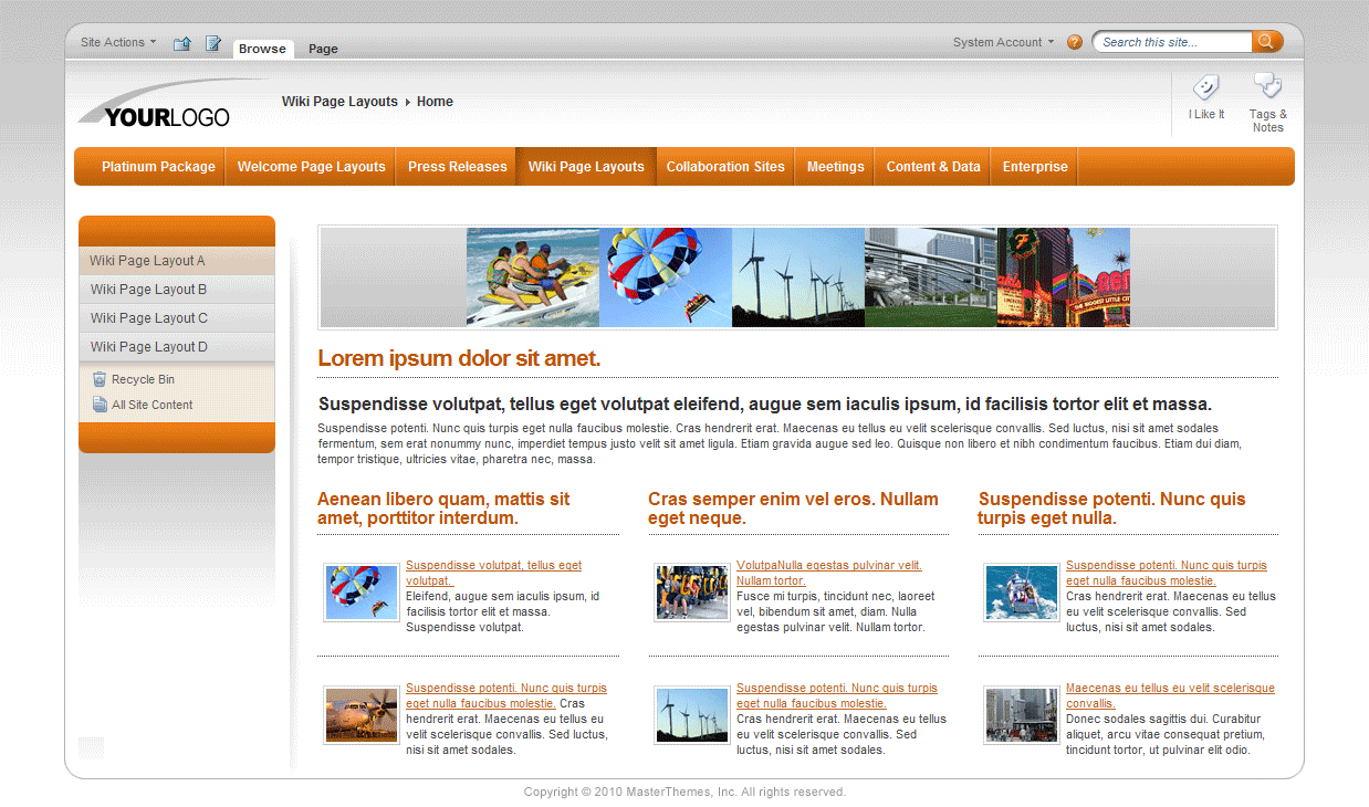 <h1>SharePoint Theme - SharepointPackages.Com