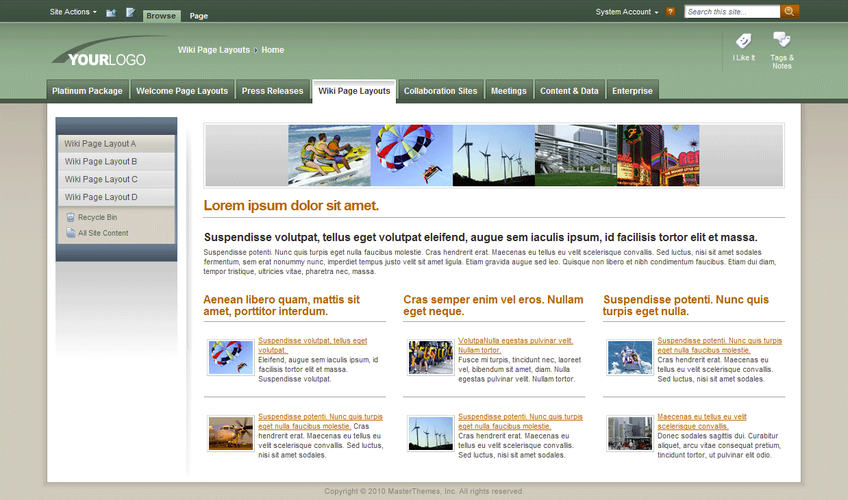 <h1>SharePoint Theme - SharepointPackages.Com